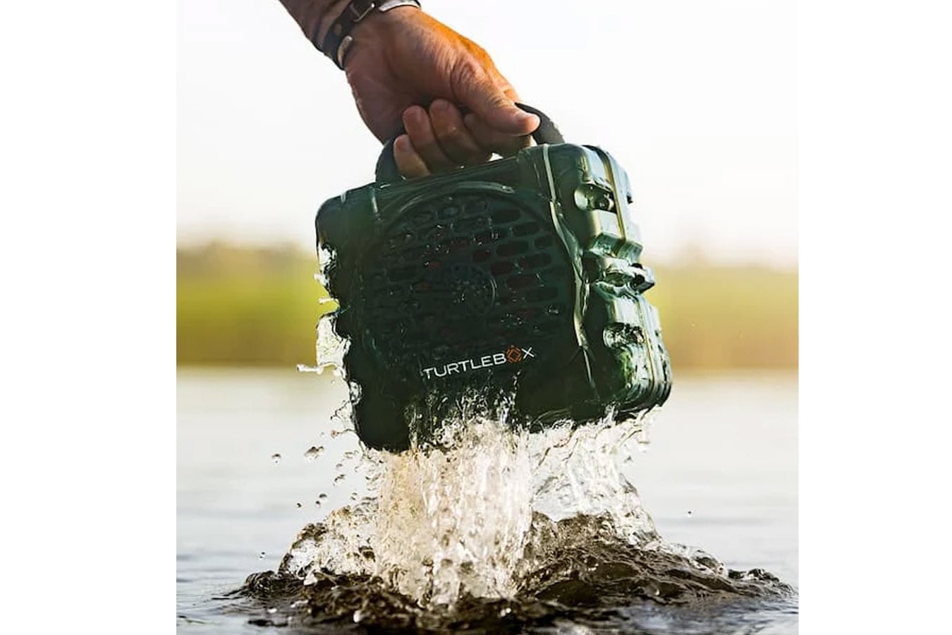 Turtlebox Cub Green Waterproof Wireless Outdoor Speaker